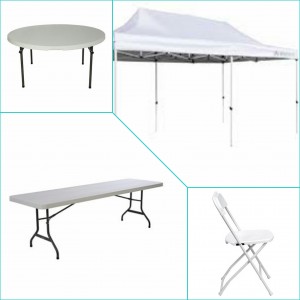 Tents Tables Chairs party rental