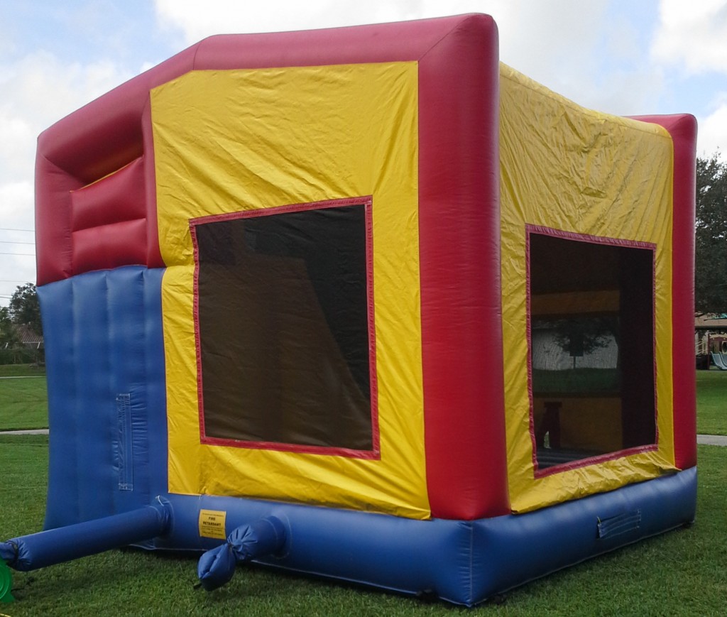 Combo Bounce House rear