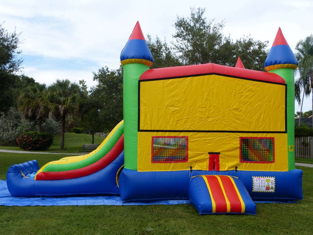 Castle Combo Bounce House front