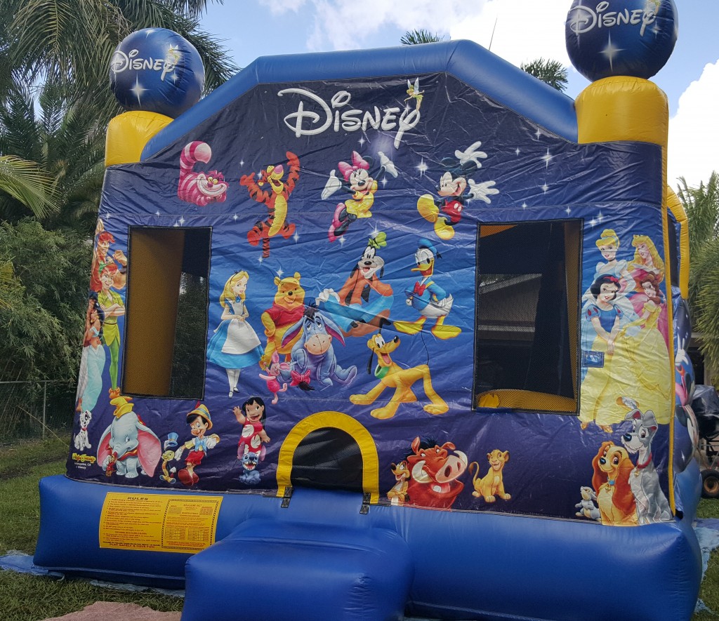 disney bounce house front