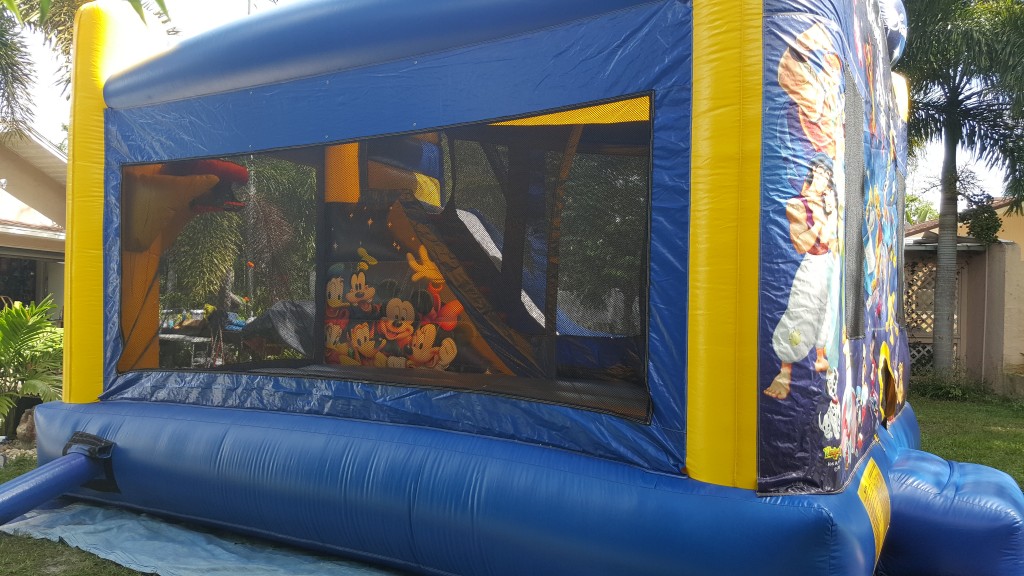 disney bounce house rear